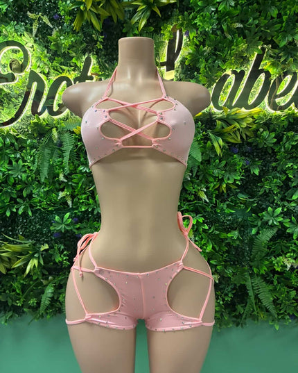 FAF Shorts Set- (Light pink) XS/S