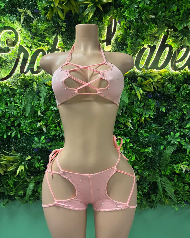 FAF Shorts Set- (Light pink) XS/S