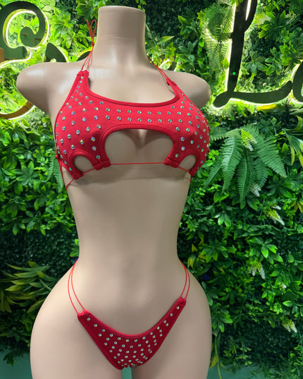 Taxed Em- Red bikini (S-L)