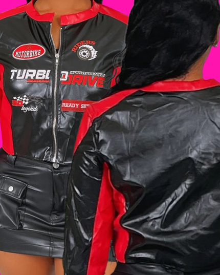 Crop Biker Jacket
