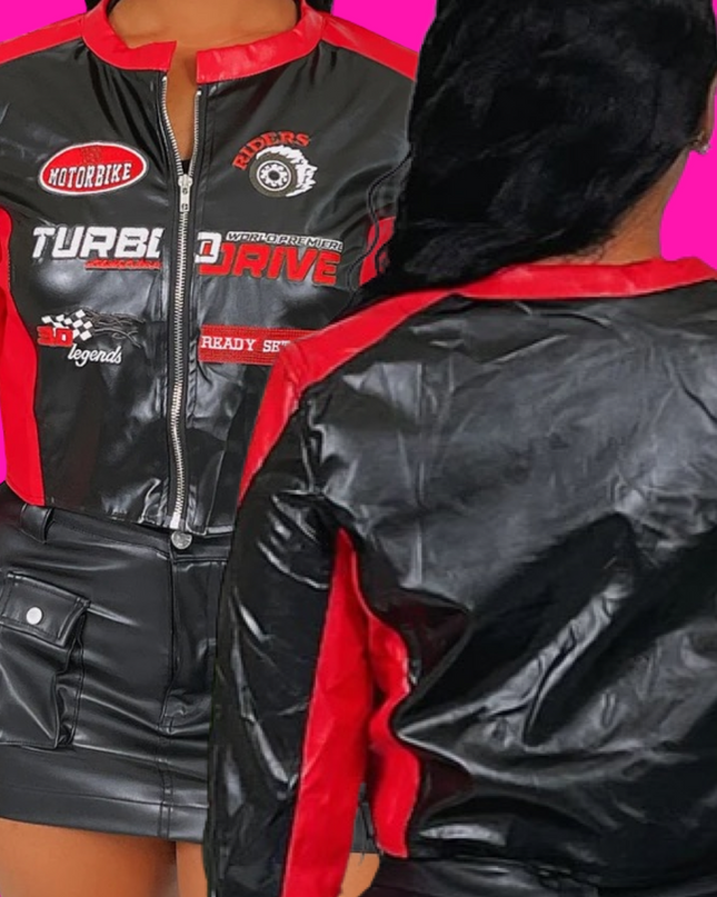 Crop Biker Jacket