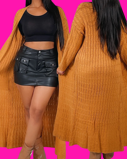 Classic Cardigan (Caramel)