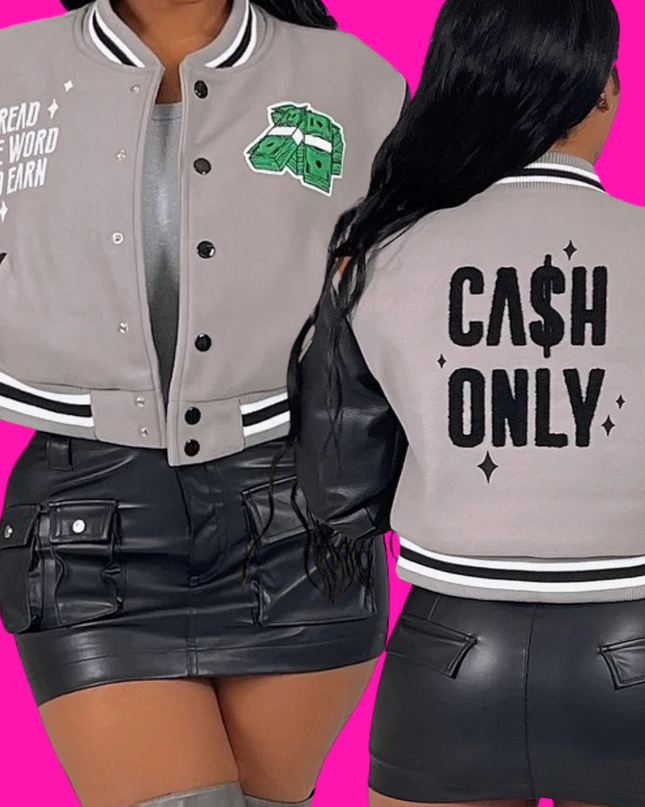 Big Paper Varsity Jacket