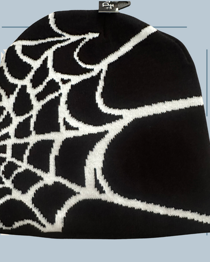 Caught In A Web- Beanie (Black)