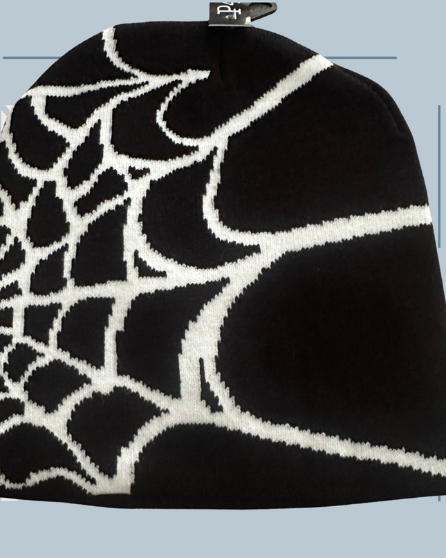 Caught In A Web- Beanie (Black)