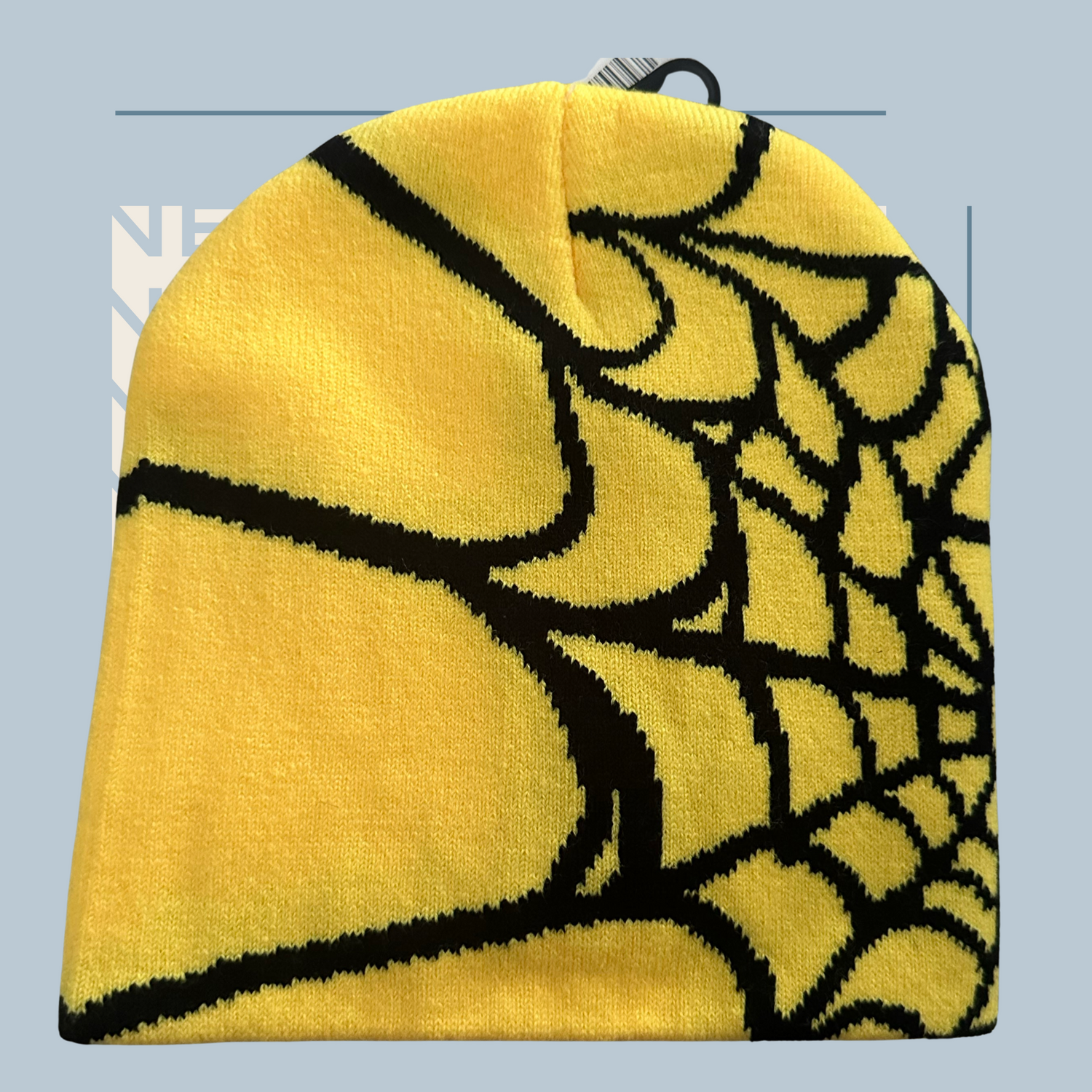 Caught In A Web- Beanie (Yellow)