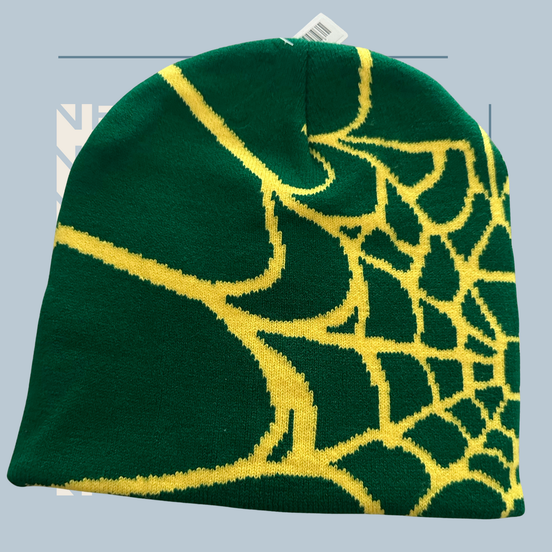 Caught In A Web- Beanie (Green)