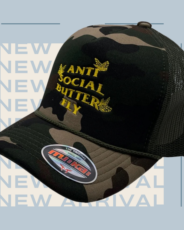 Anti- Trucker Hat (Black)