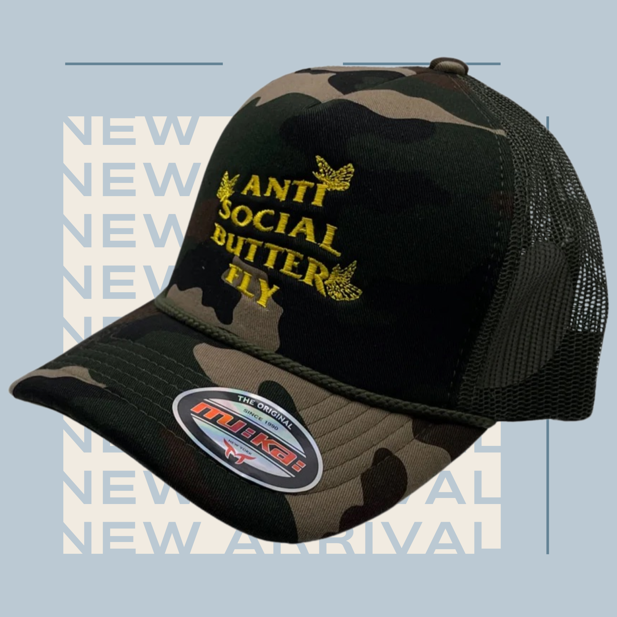 Anti- Trucker Hat (Black)
