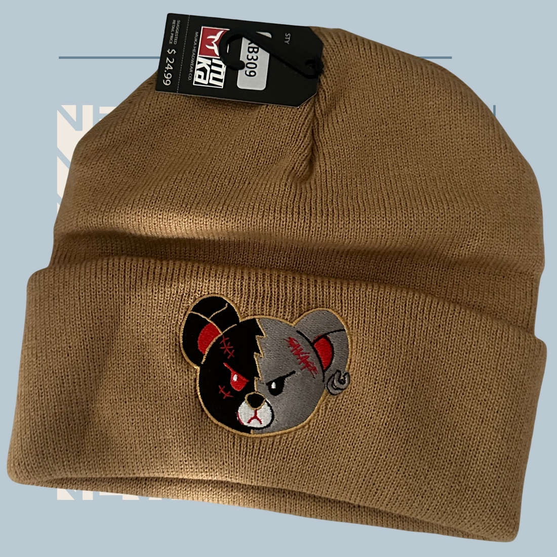 Civilized Bear - Beanie (Tan)