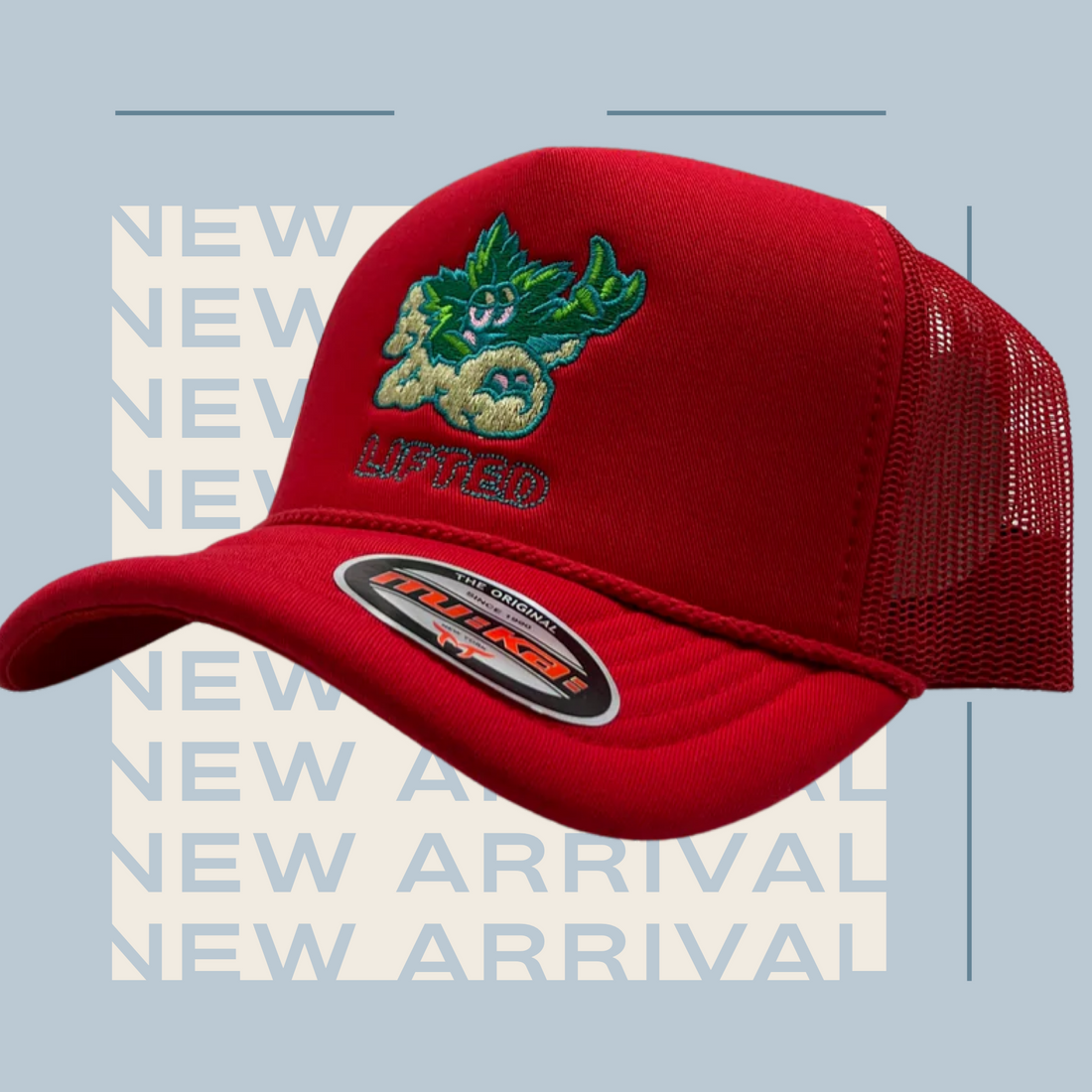 Lifted- Trucker Hat (Red)
