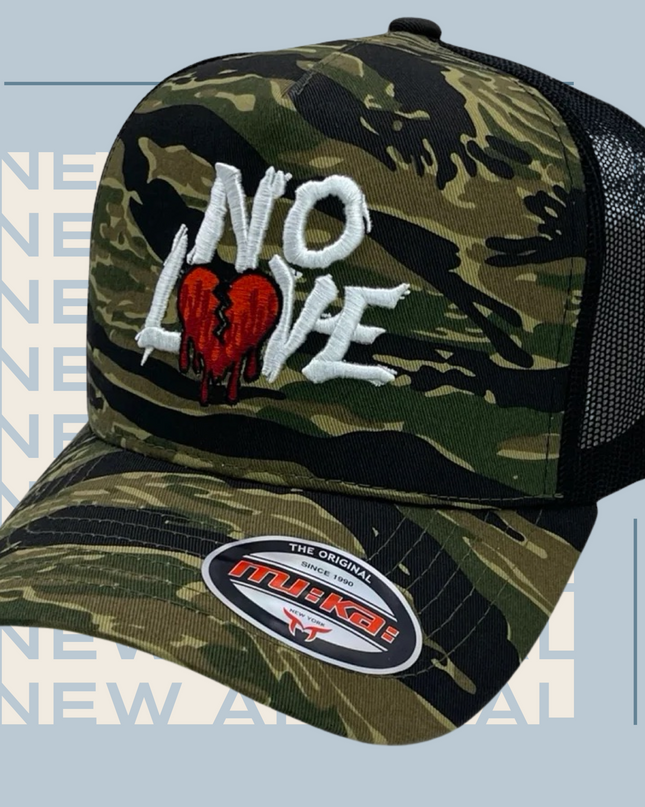 No Love- Trucker Hat (Camo)