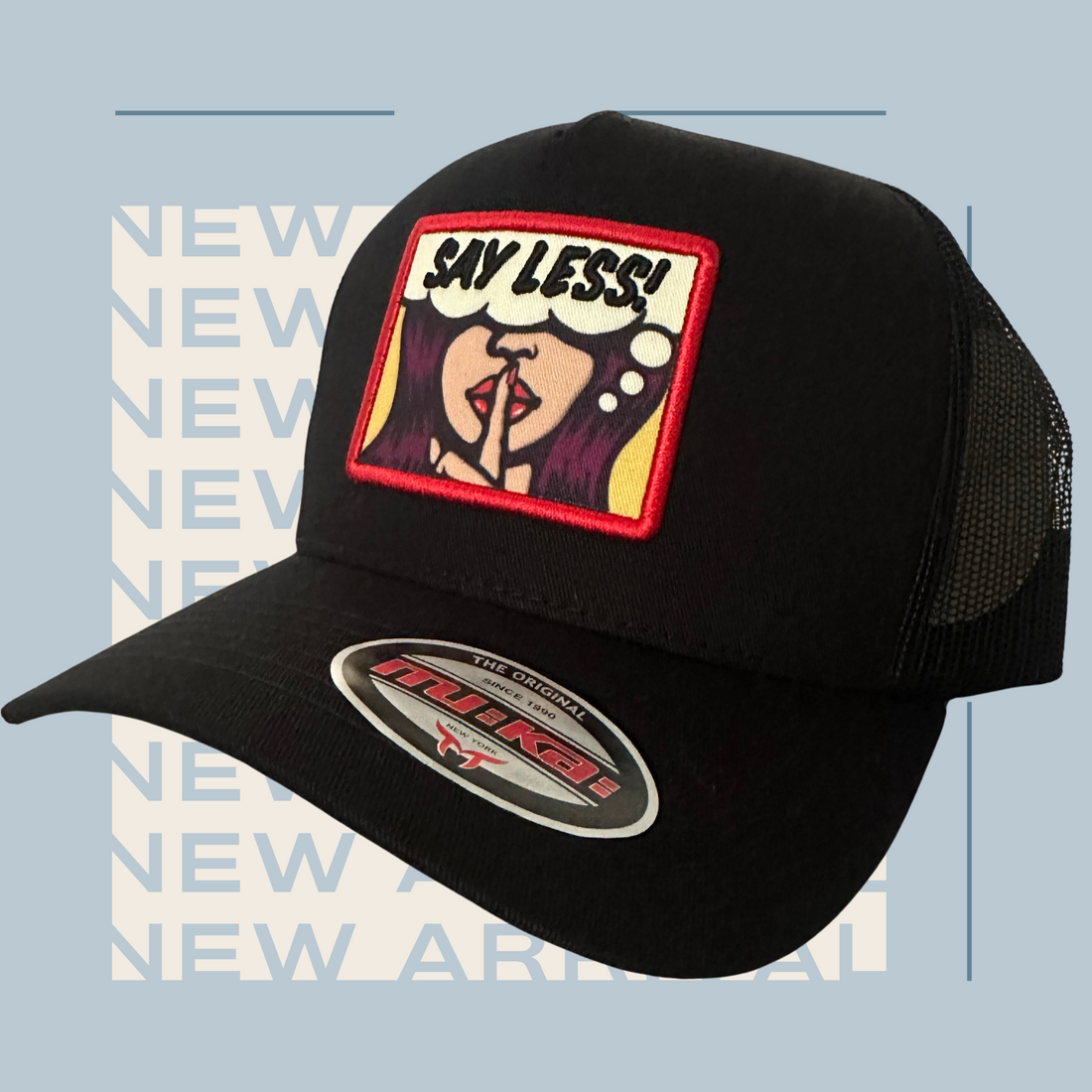 Say Less- Trucker Hat (Black)