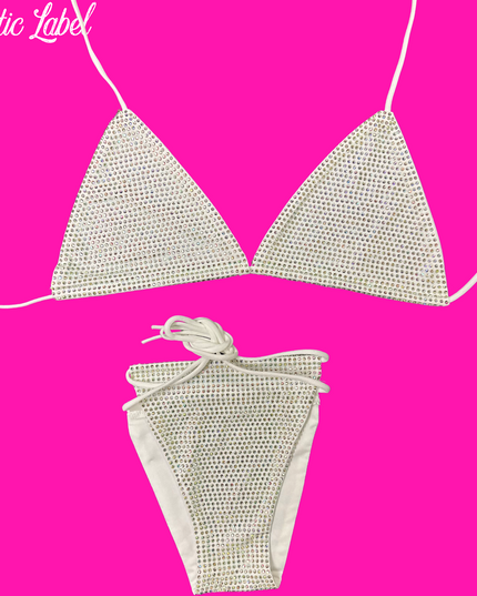 Big Biz Bling Bikini- Snow White