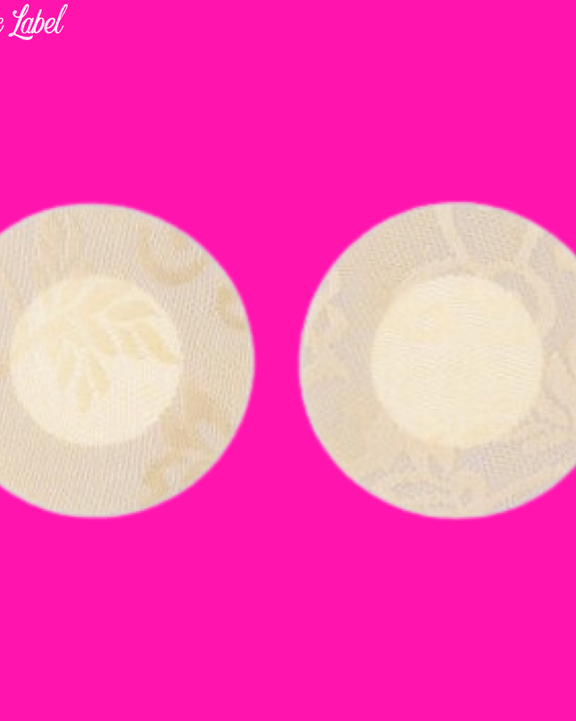 Nude Sheer Lace Pasties - Circle