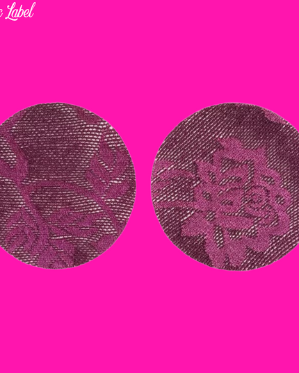 Purple Sheer Lace Pasties - Circle