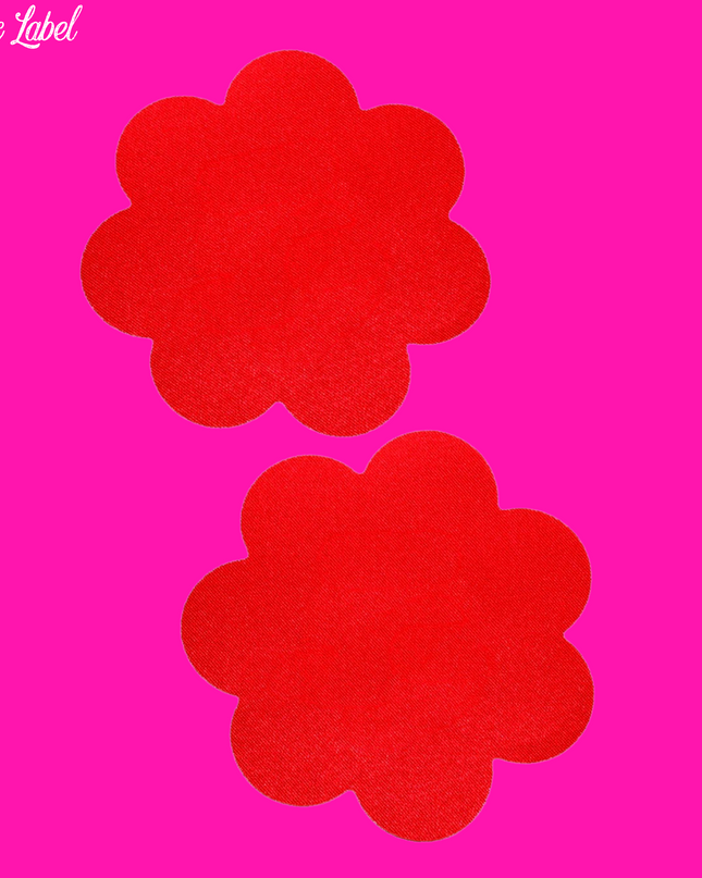 Red Neva Nude Pasties- Floral