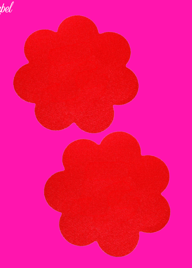 Red Neva Nude Pasties- Floral