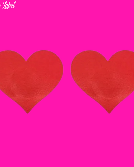Red Neva Nude Pasties- Heart