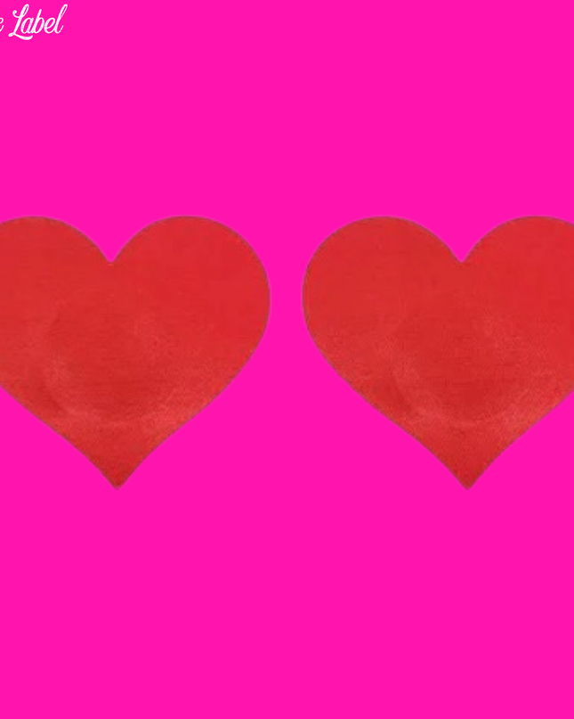 Red Neva Nude Pasties- Heart