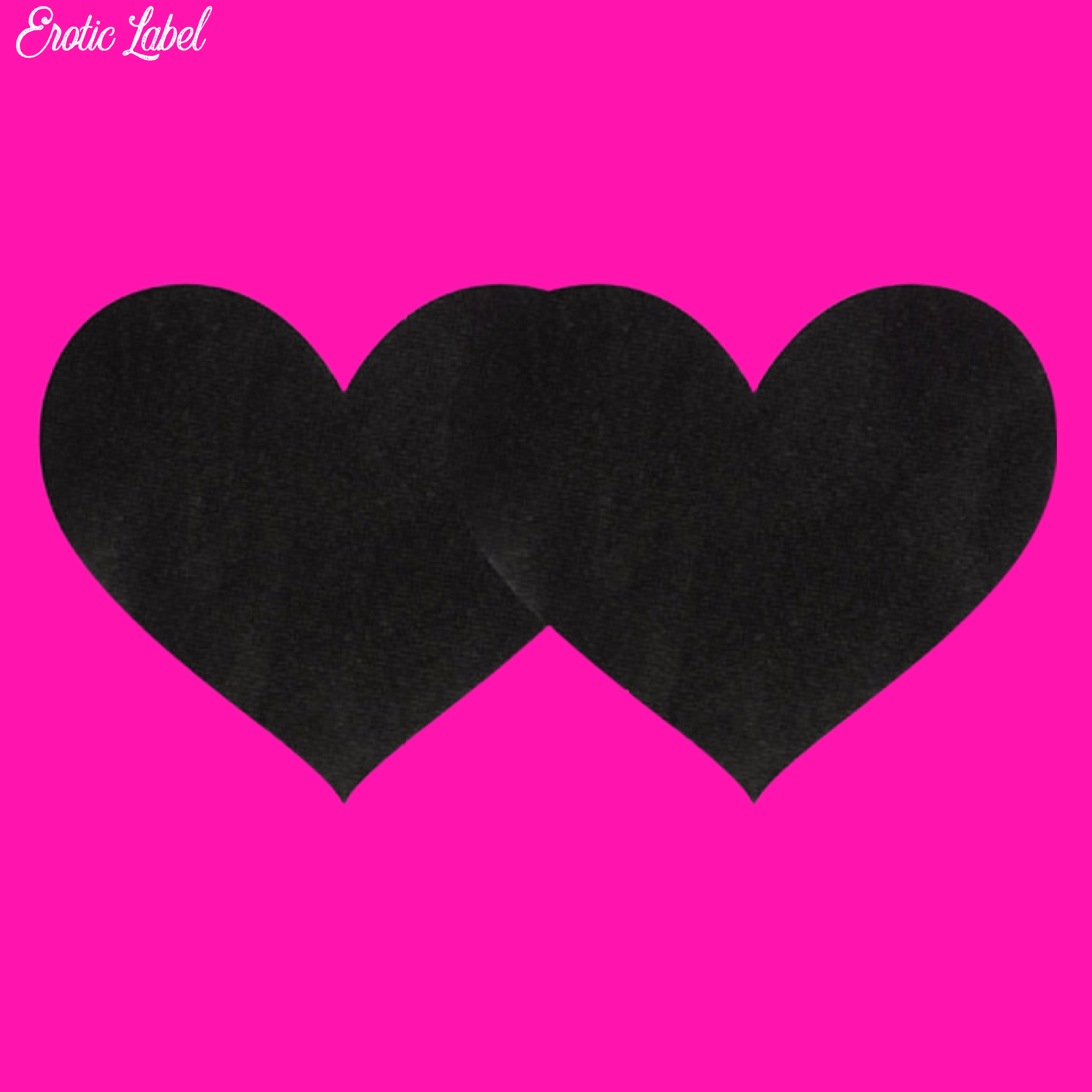 Black Neva Nude Pasties- Heart