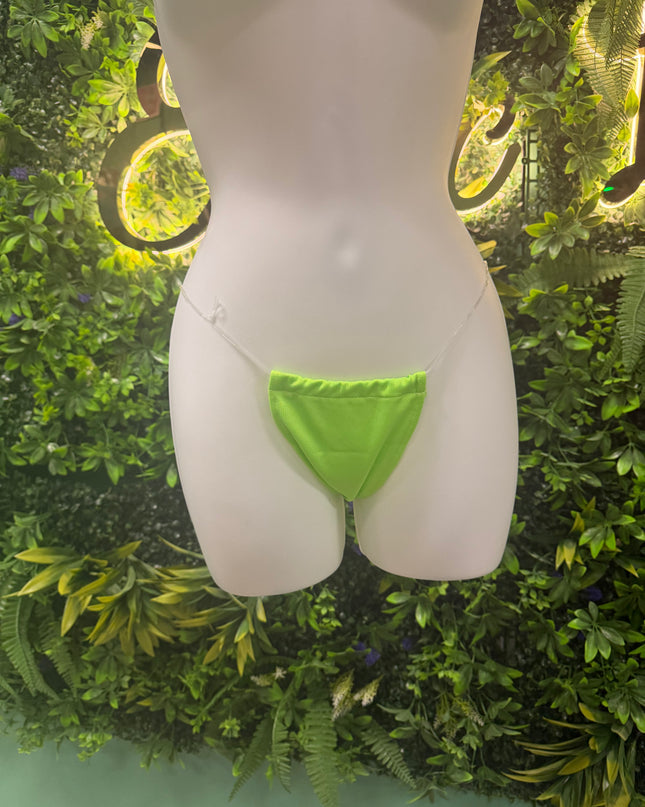 Big Kitty Clear String - T bar thong’s (Jolly Rancher)