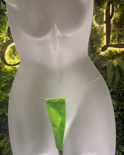Big Kitty Clear String - T bar thong’s (Jolly Rancher)