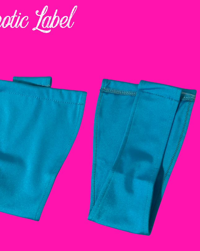 Big Kitty Clear String - T bar thong’s (Water Blue)