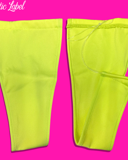 Big Kitty Clear String - T bar thong’s (Highlighter)