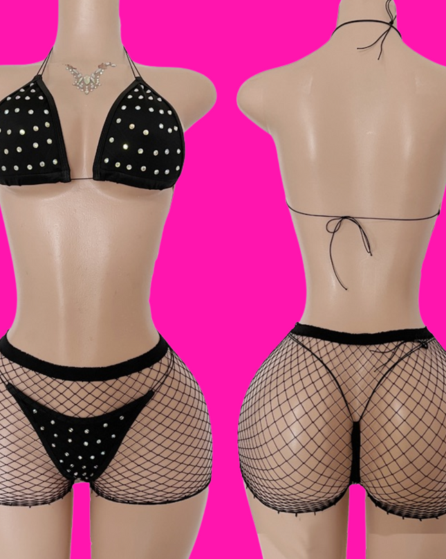 Hot Take MicroBikini (Black)