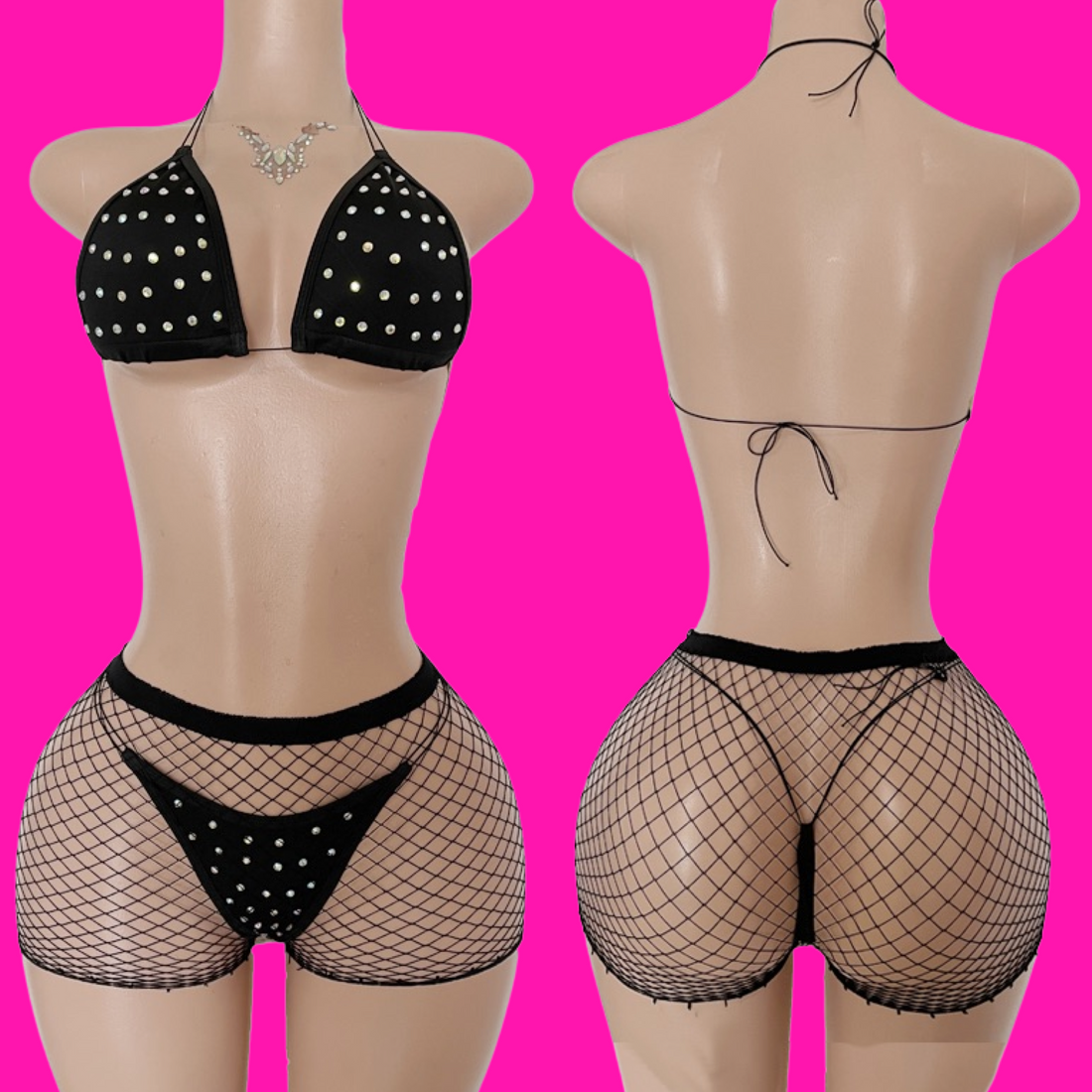 Hot Take MicroBikini (Black)