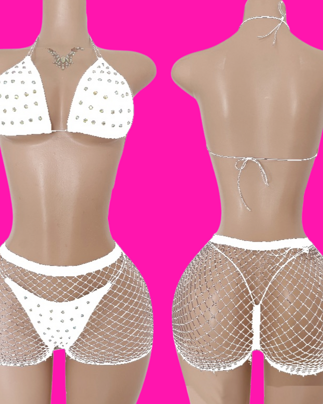 Hot Take MicroBikini (White)