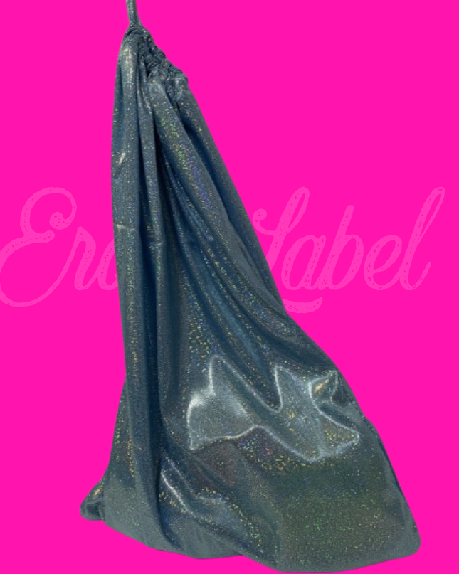 Money Bag- Shimmer Blue