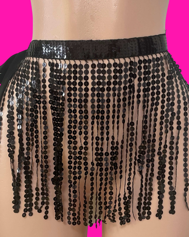 Shakira- Thong Coverup (Black)