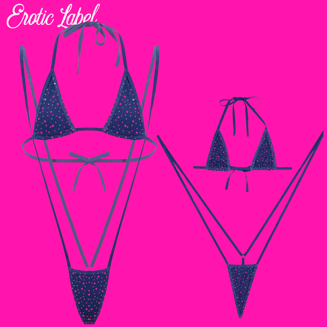 Posh- Navy Blue Slingshot