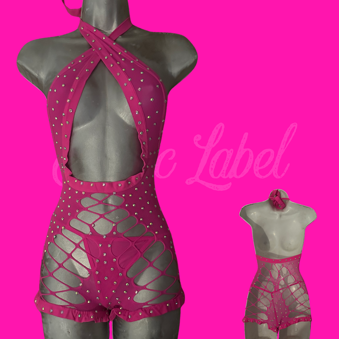 Big Bag Romper- Pink