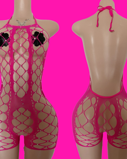 Big Tips Only- Pink Romper