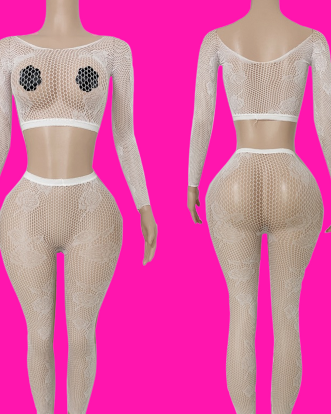 Headliner Leggings Set- White