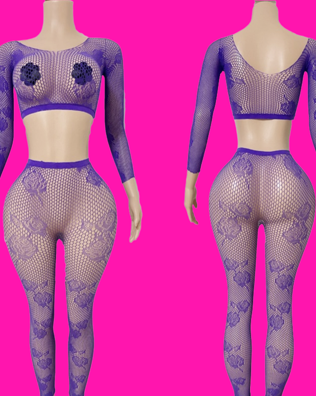 Headliner Leggings Set- Royal Purple