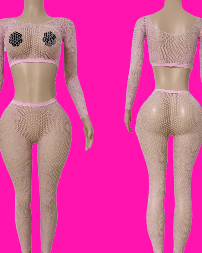 Headliner Leggings Set- Light Pink