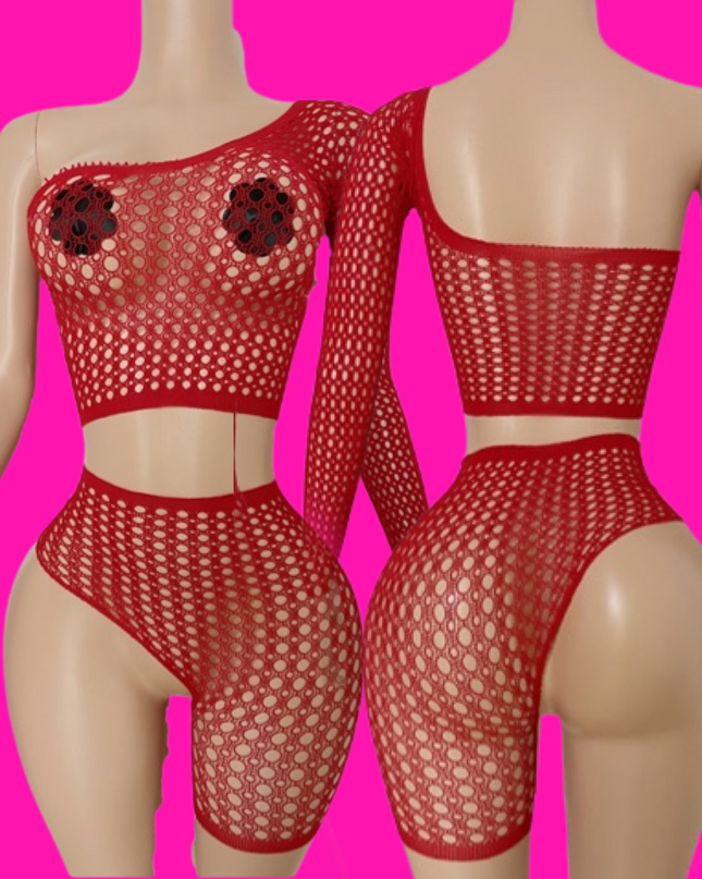 New Money - Short Set (Red)