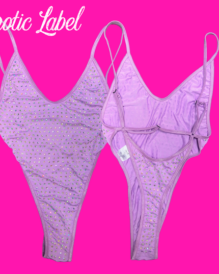 Baby Doll Bling playsuit- Lavender
