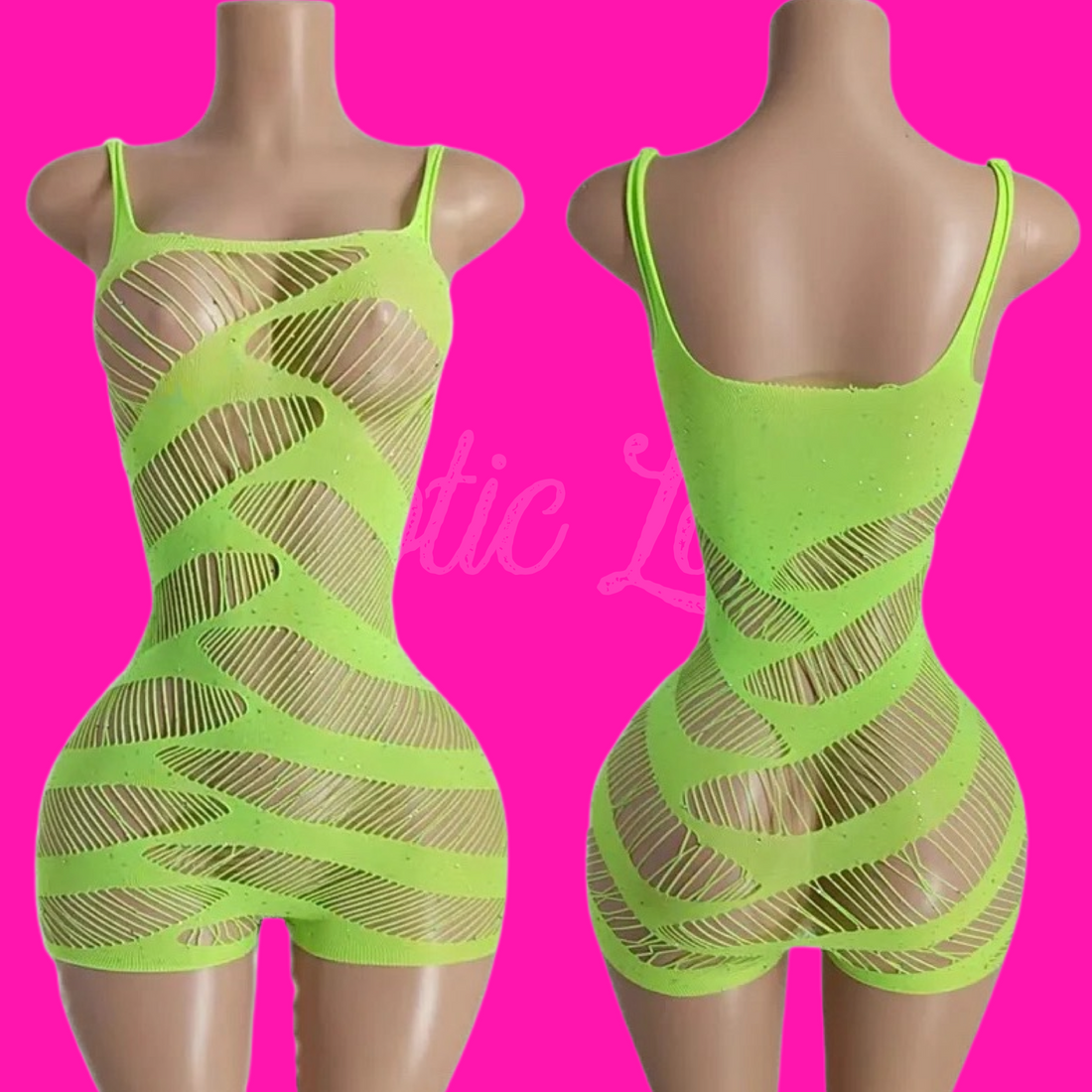 Stretch It Out - Playsuit (Neon)