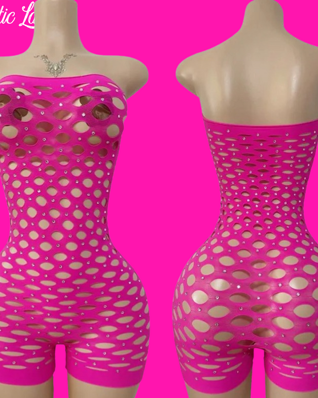 Show Time Romper- Pink