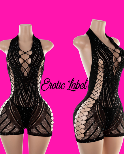Carolina- Playsuit (Black)