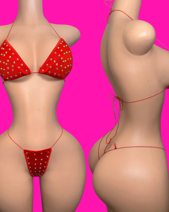 Hot Take MicroBikini (Red)